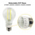 Halco 82533 - Filament A19 LED Lamp - CCT Selectable - E26 Dimmable