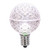 XLED17G5P-10 Vickerman - Pure White LED G50 Christmas Bulbs - E17/C9 Base - 10 Pack