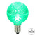 Vickerman XLED17G54-10 G50 Prism LED Green Spare Xmas Bulbs E17