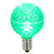 XLED17G54-10 Vickerman - Green LED G50 Christmas Bulbs - E17/C9 Base - 10 Pack