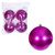 Vickerman N591559DCV 6" Hot Pink Candy Ball UV Drilled 4/Bag