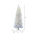 Vickerman A103277LED 7.5' x 36" White Salem Pencil LED 350MU