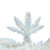 Vickerman A104081LED 9' x 40" Sparkle Wht  Pencil LED 500WW