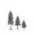 Vickerman B907305 2' 3' 4' Natural Bark Alpine Tree Set