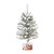 Vickerman A804312-3 1ft Flocked Mini Pine Table Top Christmas Tree 3 Pack
