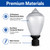 Wave Lighting S27T - Everstone Outdoor Flame Tip Acorn Post Mount Light Fixture