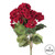 Vickerman FQ173101-4 18" Red Geranium Bush 4/Pk