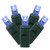 X4G6102 Vickerman - 34 ft 100-Light Outdoor Blue LED Wide Angle Christmas Light String - Green Wire