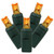 X4G6108 Vickerman - 34 ft 100-Light Outdoor Orange LED Wide Angle Christmas Light String - Green Wire