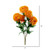 Vickerman FJ210508 - 23" Artificial Sunrise Gold Mum Bush with 5 Flowers