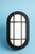 Euri Lighting EOL-WL13BK-3100se - LED Oval Bulkhead Wall Light - CCT Selectable