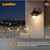 Sunlite 41370-SU Sunlite - Outdoor Black Nautical Wall Light Fixture - E26 Base 
