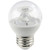 Sunlite 40285-SU Sunlite - Clear LED G16 Globe Bulb - 5W - 2700K - 3 Pack 