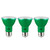 Sunlite 40250-SU Sunlite - Green LED PAR20 Flood Bulb - 3W - 3 Pack 