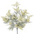 Vickerman FK170501-2 16" Green Flocked Dusty Miller Bush 2/pk