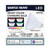 Satco S11110 Satco - White LED MR16 Flood Bulb - 6W - CCT Selectable - GU5.3 Base 