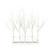 Vickerman X221535 30" White Leafless Birch Tree Set with Lights