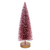Vickerman LS220303 Vickerman - 8 in.-10 in.-12 in. Red Bottle Brush Tabletop Christmas Tree Set - 3 Pack 