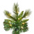 Vickerman K201291LED Vickerman - 12 ft Green Pre-Lit Artificial Brighton Pine Christmas Tree - Warm White LED 