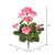 Vickerman FA174601-4 20" Pink Geranium Bush 4/pk