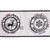 Vickerman QR221346 Vickerman - 4 in x 5 yd White North Pole Wired Decorative Ribbon 