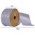 Vickerman Q202436 Vickerman - 2.5 in x 10 yd Silver Sequin Wired Decorative Ribbon 