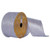 Vickerman Q202436 Vickerman - 2.5 in x 10 yd Silver Sequin Wired Decorative Ribbon 