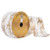 Vickerman Q202029 Vickerman - 2.5 in x 10 yd Ivory and Gold Wired Decorative Ribbon 