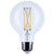 Satco S12482 Satco - Clear LED G25 Globe Bulb - 6W - 3500K 