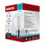 Satco S12473 Satco - Clear LED G16.5 Globe Bulb - 4W - 5000K - E12 Candelabra Base 