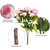 Vickerman FD182379 23" Brush Pink Peony Bush 6 Flwrs 3 Buds
