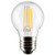 Satco S21877 Satco - Clear LED Filament G16.5 Globe Bulb - 4W - 5000K - 90 CRI 