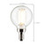 Satco S21875 Satco - Clear LED Filament G16.5 Globe Bulb - 4W - 5000K - 90 CRI 