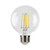 Halco 82671 Halco - Clear LED Filament G25 Globe Bulb - 5W - 5000K - 90 CRI 