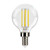 Halco 82655 Halco - Clear LED Filament G16.5 Globe Bulb - 6W - 3000K - 90 CRI 
