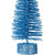 Vickerman LS190732 Vickerman - 7 to 11 in Baby Blue Glitter Tabletop Christmas Tree Set - Unlit 