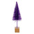 Vickerman LS221326 Vickerman - 8 to 12 in Plum Bottle Brush Tabletop Christmas Tree Set - Unlit 