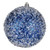 Vickerman N190331D Vickerman - 6 in Midnight Blue Glitter Ball Christmas Ornament - 4 Pack 