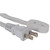Vickerman V47W026 48 ft White Patio String Light with E26 Sockets