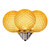 Vickerman XLEDG67-25 G50 Prism LED Yellow Spare Christmas Bulbs E17