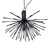 Vickerman X21K081T 80Lt x 16" Black Starburst WWTwinkle LED