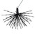Vickerman X21K161T 160Lt x 24" Black Starburst WW Twkl LED