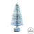 Vickerman A804112-4 1ft Flocked Village Table Top Christmas Tree 4 Pack