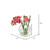 Vickerman FX190502 - 9.8" Artificial Pink Orchid In Glass Pot