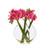 Vickerman FX190502 - 9.8" Artificial Pink Orchid In Glass Pot