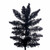 Vickerman K221580 9' x 47" Flocked Black Fir Slim 1798T