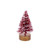 Vickerman LS220103 Red Bottle Brush Table Top Christmas Tree Set of 3