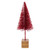 Vickerman LS221303 Red Bottle Brush Table Top Christmas Tree Set of 3
