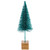 Vickerman LS221342 Teal Bottle Brush Table Top Christmas Tree Set of 3