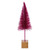 Vickerman LS221363 Rose Bottle Brush Table Top Christmas Tree Set of 3